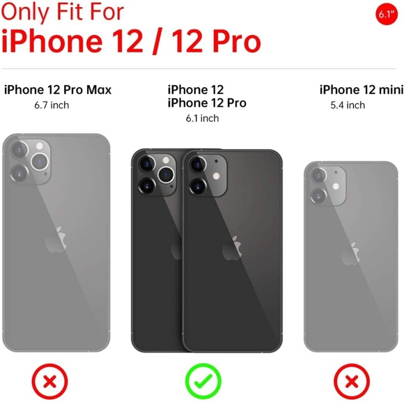 iPhone 12/12 Pro Butterfly Transparent Case - Picture 8 of 8